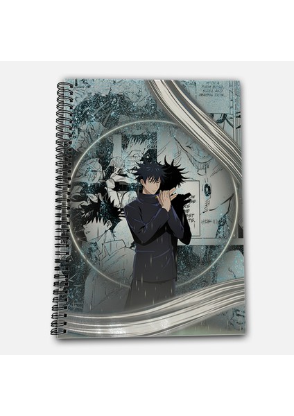 Jujutsu Kaisen Fushiguro Megumi Çizgisiz A4 Okul Defteri 72 Yaprak Model 1 fiyatları