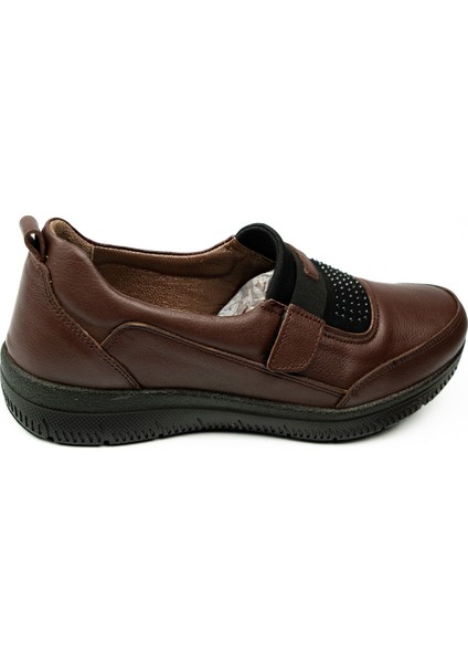 42642 Kahverengi Deri Günlük Kadın Ayakkabı fiyatları