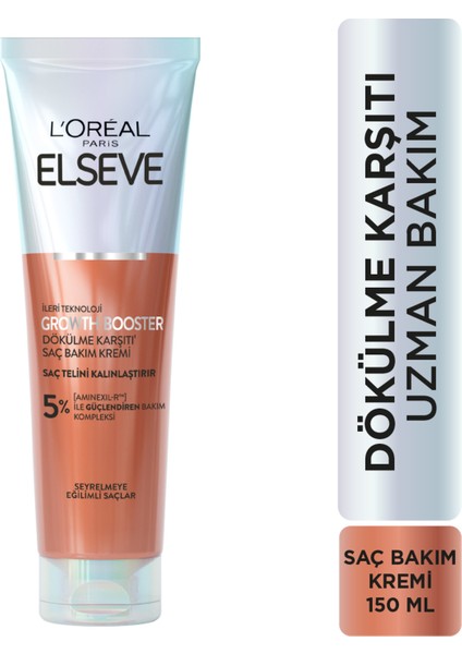 Elseve Growth Booster Dökülme Karşıtı Saç Bakım Kremi 150ML
