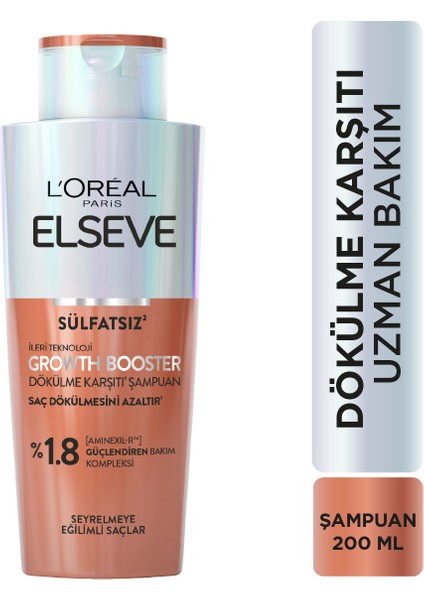 Elseve Growth Booster Dökülme Karşıtı Şampuan 200ML