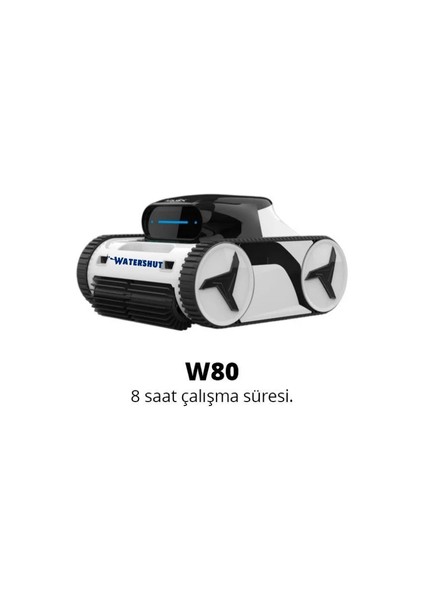 W80 Kablosuz Havuz Robotu 8 Saat Çalışma Süresi
