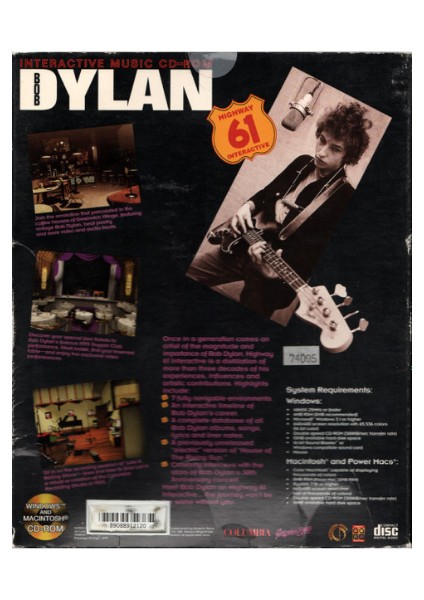 Bob Dylan – Hıghway 61 Interactıve – Musıc Cd-Rom (1995) modelleri