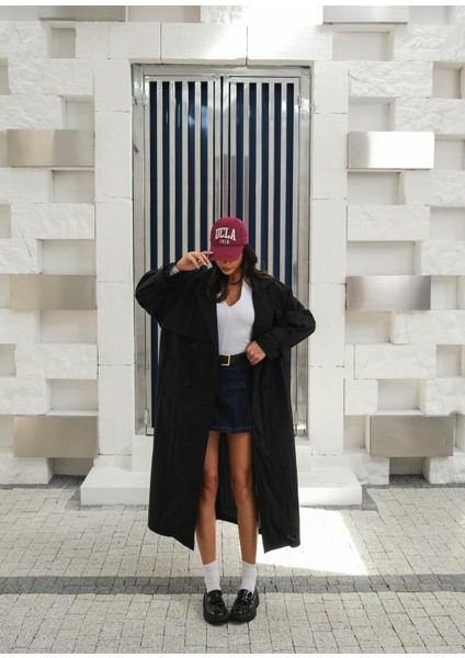 Kapsül Gardırop Kuşaklı Oversize Trench
