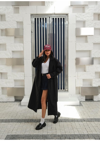 Kapsül Gardırop Kuşaklı Oversize Trench fiyatları