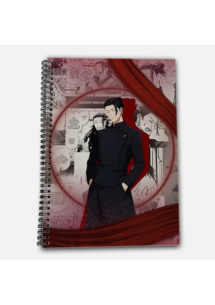 Jujutsu Kaisen Suguru Geto Kareli A4 Okul Defteri 72 Yaprak Model 1 fiyatları