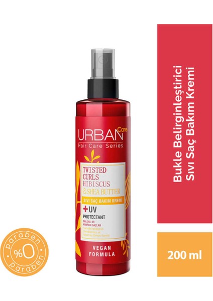 Care Twisted Curls Hibiscus & Shea Butter Sıvı Saç Bakım Kremi 200 ml