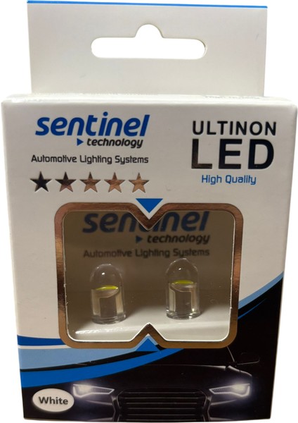 T10 Park Ledi Camlı 12V Beyaz