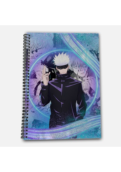 Jujutsu Kaisen Satoru Gojo Çizgisiz A4 Okul Defteri 72 Yaprak Model 1 fiyatları