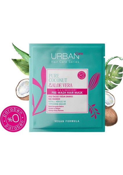 Care Pure Coconut Aloe Vera Saç Maskesi 50 ml