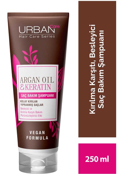Care Argan Oil ve Keratin Saç Bakım Şampuanı 250 ml