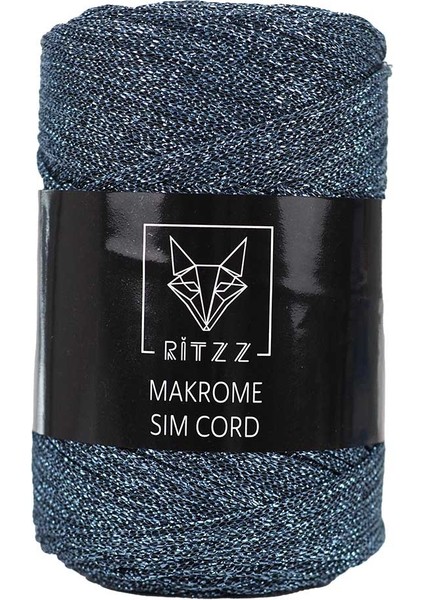 Makrome Sim Cord 2 mm B008 Denim