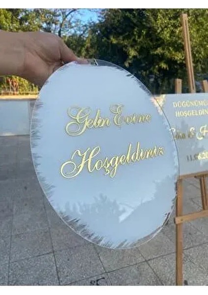 Gelin Evine Hoşgeldiniz Kapı Süsü