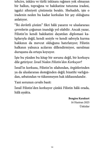 Israil Neden Filistin’den Korkuyor? indirimleri