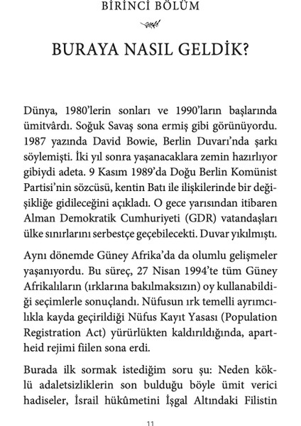 Israil Neden Filistin’den Korkuyor?