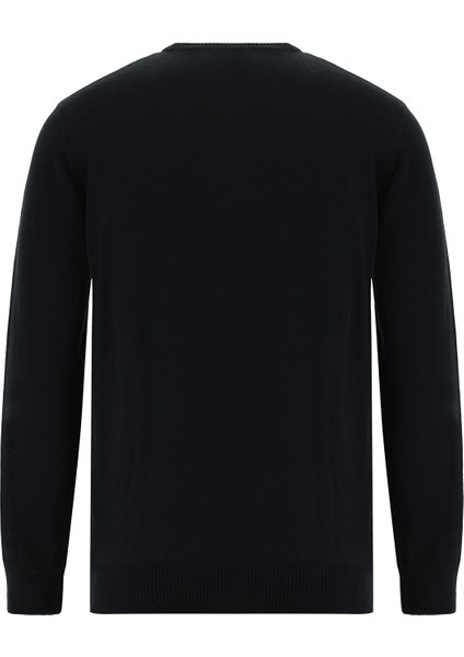 Bisiklet Yaka Regular Fit Desenli Pamuklu Kaşmirli Triko Kazak fiyatları