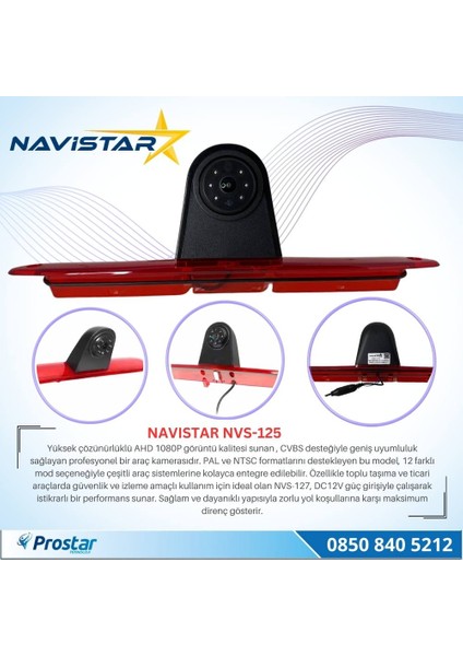 Mercedes Sprinter ve Vw crafter Için Profesyonel Ahd 1080P Geri Görüş Kamerası modelleri