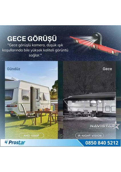 Mercedes Sprinter ve Vw crafter Için Profesyonel Ahd 1080P Geri Görüş Kamerası fırsatları