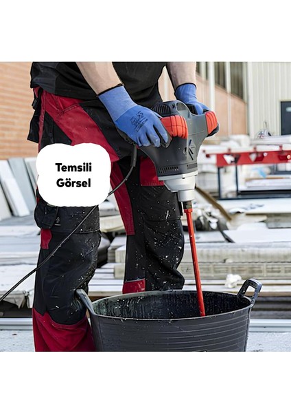 Elektrikli Boya Harç Karıştırıcı 1400W Çift Kulp Ergonomik Mikser Ucu M14 Güçlü Karıştırma Makinesi fiyatları