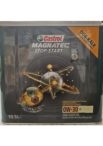 0/30 10.5 L Tam Sentetik Motor Yağ 2025 Yeni Kalite Ürün
