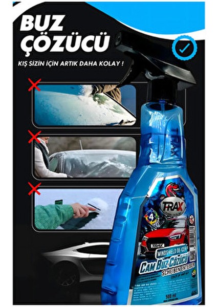 Buz Çözücü Araba Oto Cam Buz Çözücü Buzlanma Önleyici Sprey 500 ml indirimleri