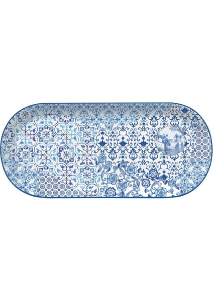 Porselen Oval Servis Tabağı 33,5cm x 15CM