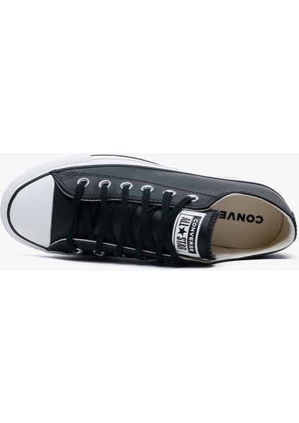 Chuck Taylor All Star Leather Platform Erkek Siyah Sneaker.001 fırsatları