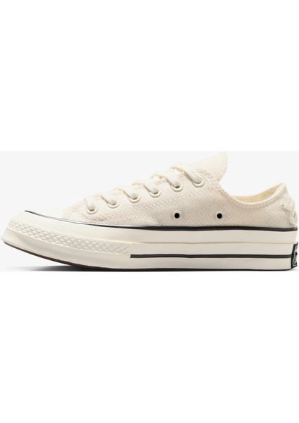 Chuck 70 Crafted Laces Unisex Krem Sneaker A12557C.286 fırsatları