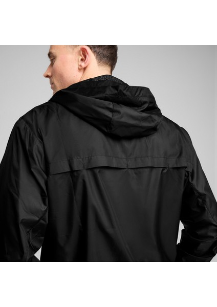Ess Regular Windbreaker Erkek Siyah Yağmurluk.01