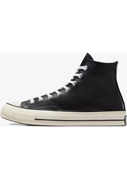 Chuck 70 Unisex Siyah Deri Sneaker.001 modelleri