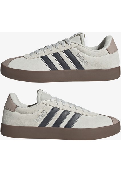 adidas VL Court 3.0 Erkek Gri Spor Ayakkabı.-