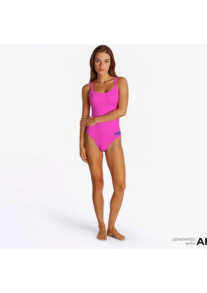 Challenge Solid Kadın Pembe Mayo.908