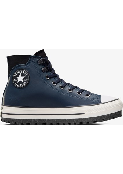 Chuck Taylor All Star City Trek Unisex Lacivert Deri Bot.401