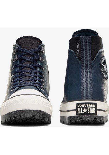 Chuck Taylor All Star City Trek Unisex Lacivert Deri Bot.401 modelleri