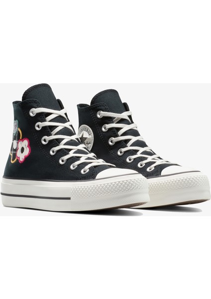 Chuck Taylor All Star Lift Platform Floral Kadın Siyah SNEAKER.001 fiyatları