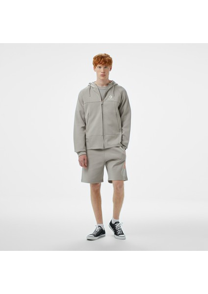 Star Chevron Baskılı Regular Fit Erkek Gri HOODIE.030 modelleri