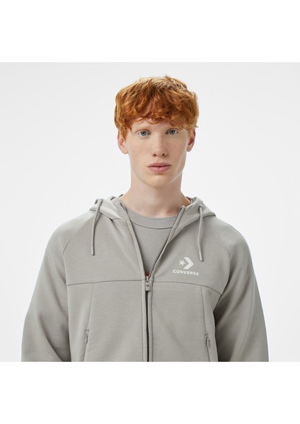 Star Chevron Baskılı Regular Fit Erkek Gri HOODIE.030 fırsatları