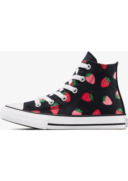 Chuck Taylor All Star Strawberries Çocuk Siyah SNEAKER.001 fırsatları