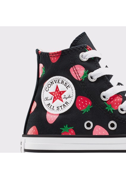 Chuck Taylor All Star Strawberries Çocuk Siyah SNEAKER.001