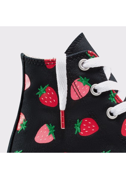 Chuck Taylor All Star Strawberries Çocuk Siyah SNEAKER.001