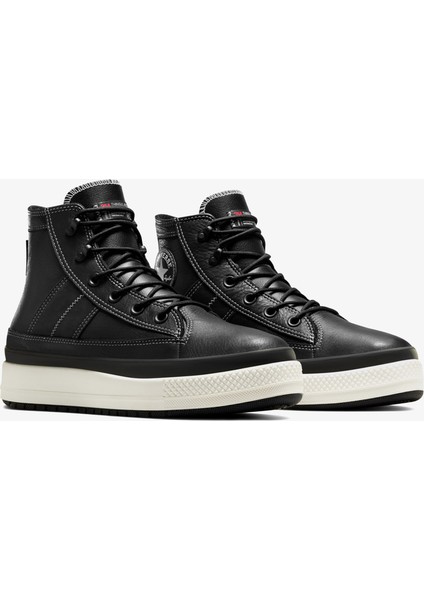 Chuck Taylor All Star Equip Unisex Siyah Deri Sneaker.001 fiyatları