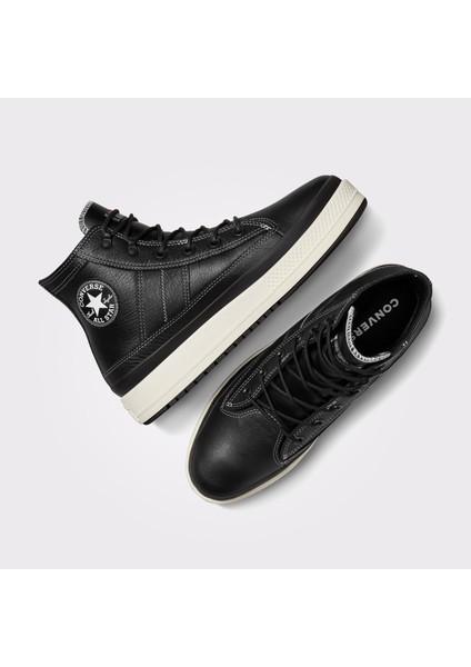 Chuck Taylor All Star Equip Unisex Siyah Deri Sneaker.001