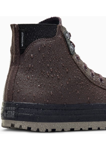 Chuck Taylor All Star City Trek Unisex Kahverengi Deri Bot.219