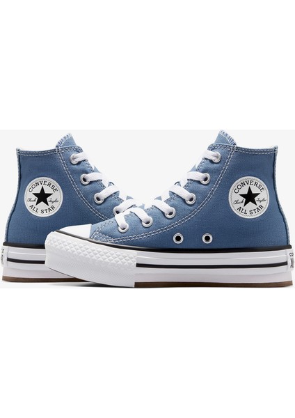 Chuck Taylor All Star Eva Lift Çocuk Mavi Platform SNEAKER.480 indirimleri