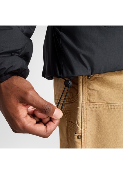 Erkek Kapüşonlu Siyah Mont.001