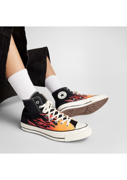 Chuck 70 Fire Unisex Siyah SNEAKER.001