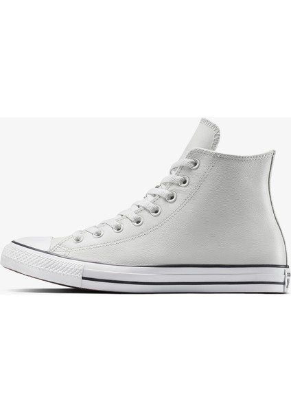 Chuck Taylor All Star Leather Unisex Gri SNEAKER.095 modelleri