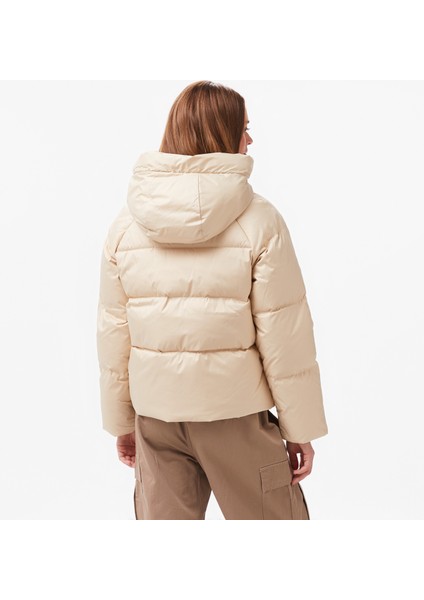Kadın Kapüşonlu Bej Şişme Mont.281 fiyatları