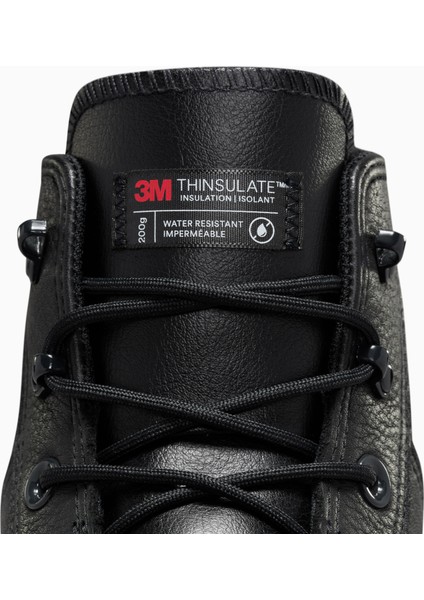 Chuck Taylor All Star Equip Unisex Siyah Deri Bot.001