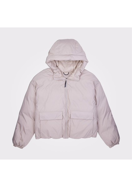 Kadın Kapüşonlu Bej Şişme Mont.251 fiyatları