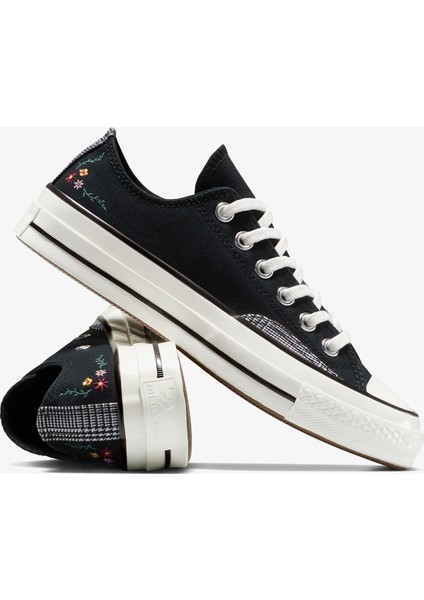 Chuck 70 Varsity Vines Unisex Siyah SNEAKER.001